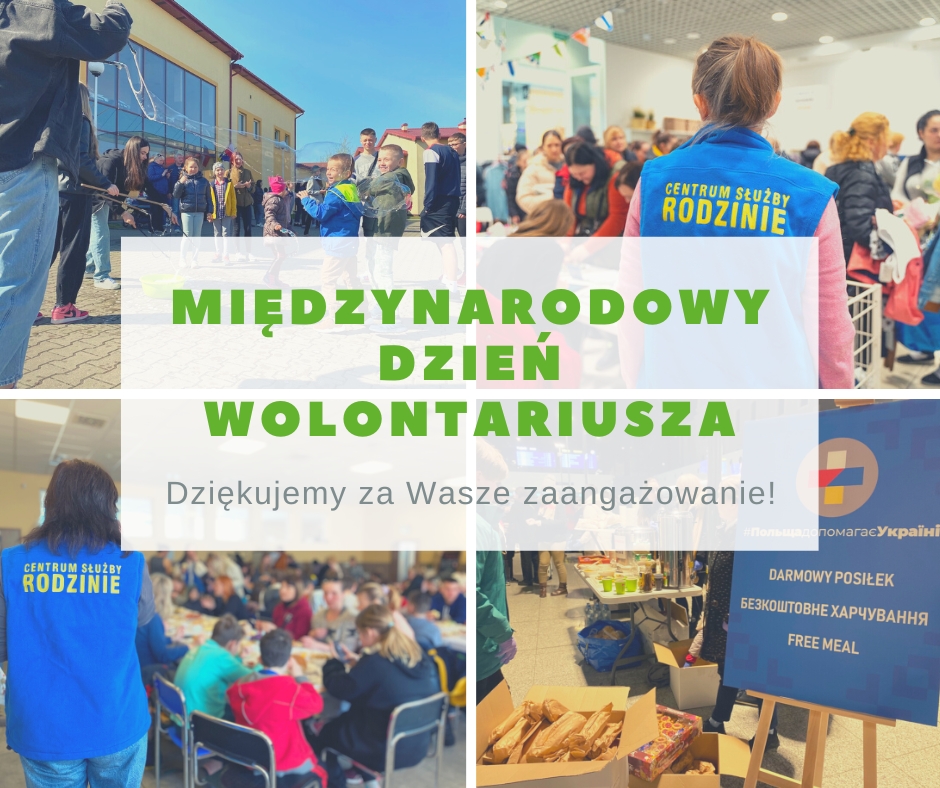 Dziękujemy wszystkim wolontariuszom Dziękujemy wszystkim wolontariuszom