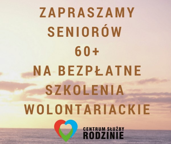 Zapraszamy Seniorów 60+