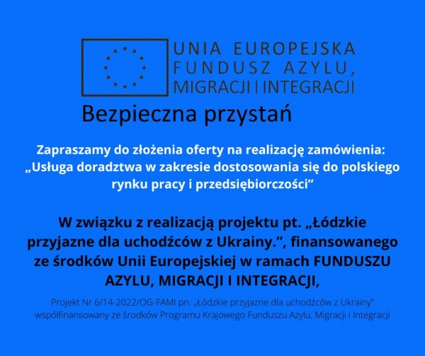 Zapraszamy do złożenia oferty na realizację zamówienia Zapraszamy do złożenia oferty na realizację zamówienia