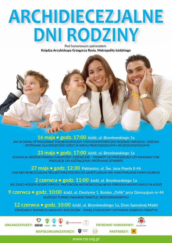 Archidiecezjalne Dni Rodziny 2018 r.