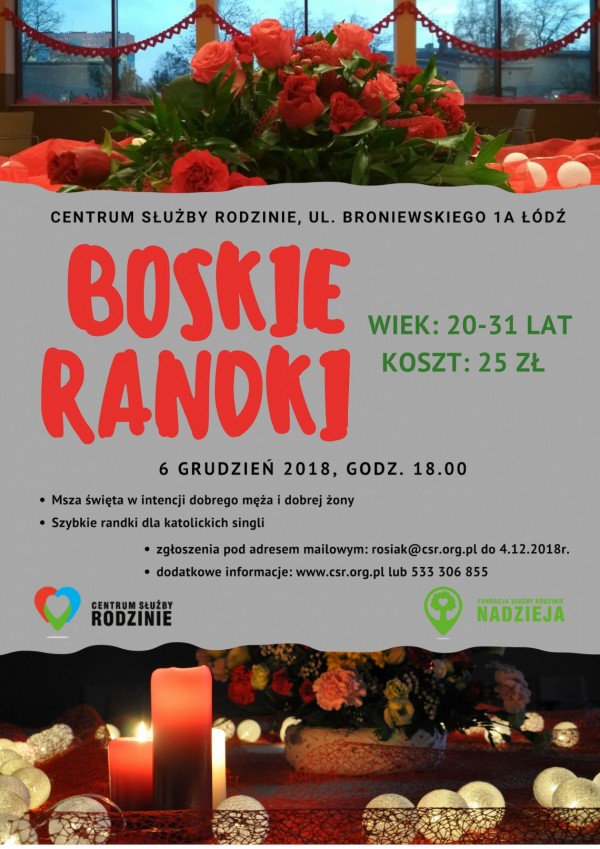Boskie Randki - edycja grudniowa Boskie Randki - edycja grudniowa
