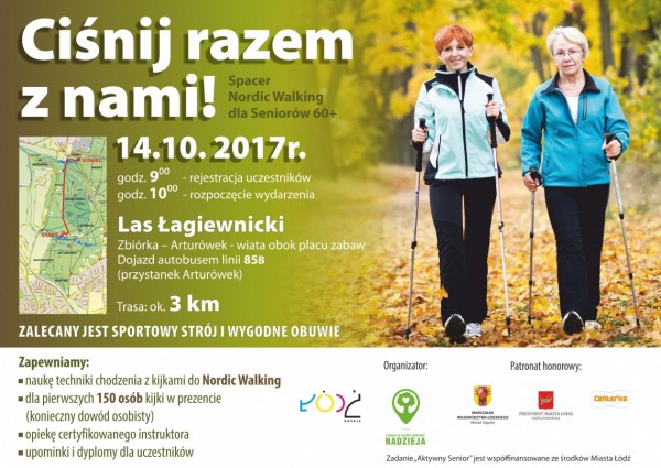 Ciśnij razem z nami! - Marsz Nordic Walking dla Seniorów