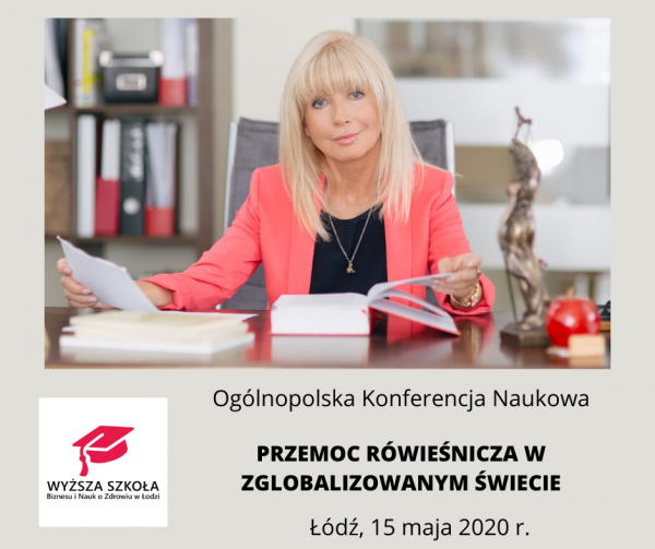 PRZEMOC RÓWIEŚNICZA  W ZGLOBALIZOWANYM ŚWIECIE - konferencja 15 maja 2020