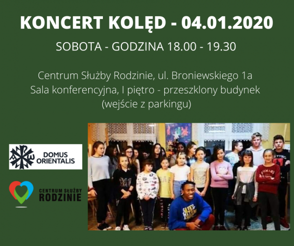 KONCERT KOLĘD - 04.01.2020 KONCERT KOLĘD - 04.01.2020