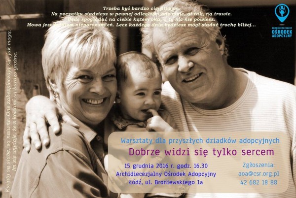 Warsztaty dla dziadków adopcyjnych Warsztaty dla dziadków adopcyjnych