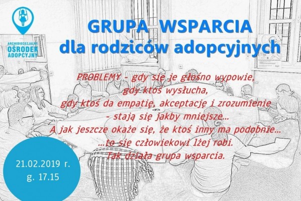 Grupa wsparcia dla rodziców adopcyjnych 