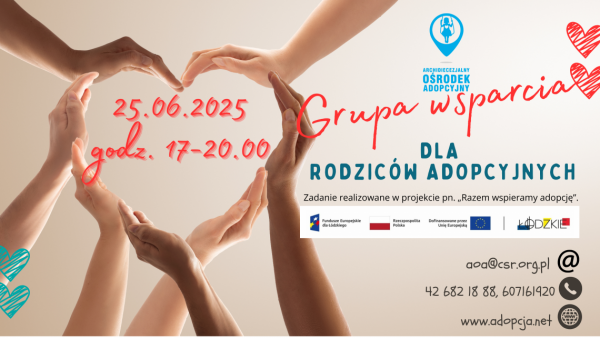 Grupa wsparcia dla rodziców adopcyjnych