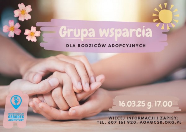Grupa wsparcia dla rodziców adopcyjnych