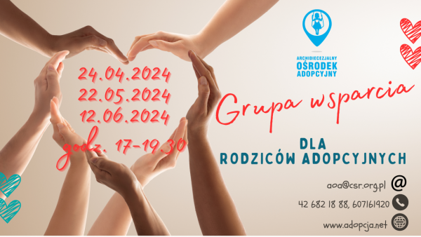 Grupa wsparcia dla rodziców adopcyjnych Grupa wsparcia dla rodziców adopcyjnych