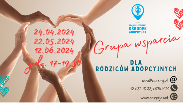 Grupa wsparcia dla rodziców adopcyjnych