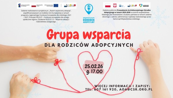Grupa wsparcia rodziców adopcyjnych