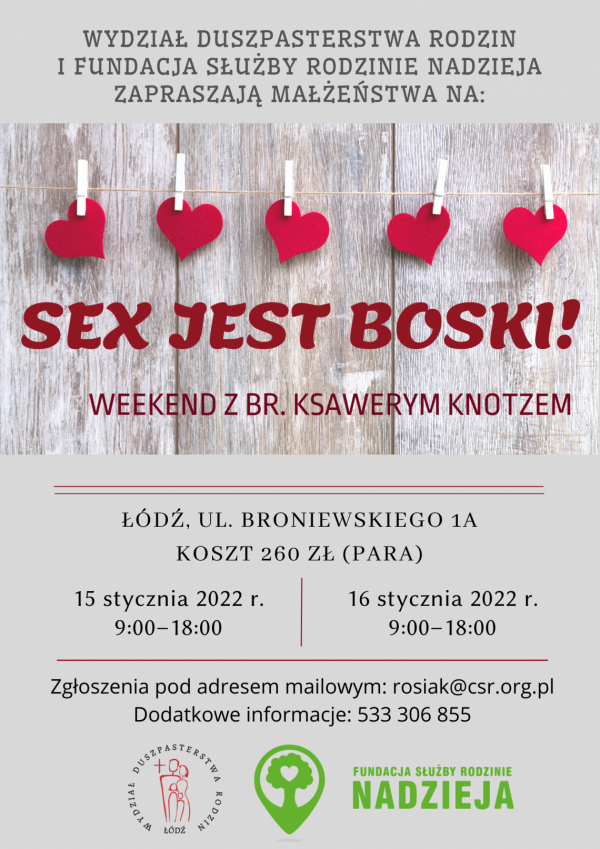 Sex jest boski - zapraszamy na wykład!