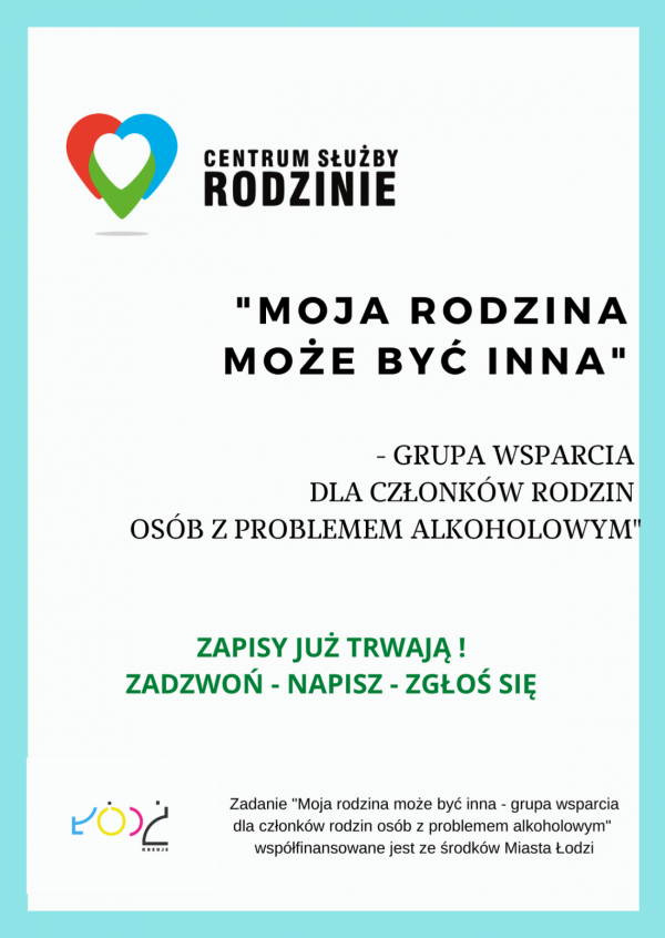 Grupa wsparcia dla członków rodzin osób z problemem alkoholowym