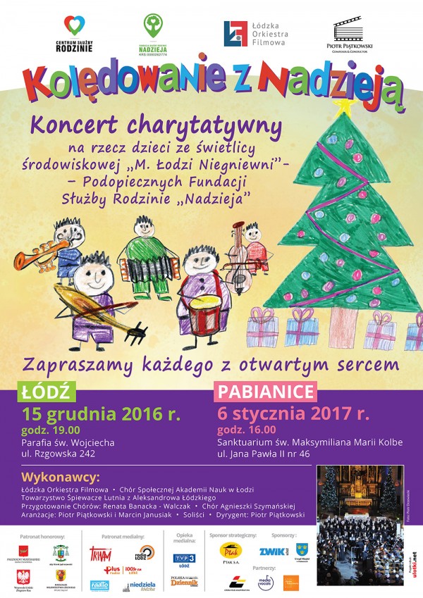 ZAPRASZAMY NA KONCERT CHARYTATYWNY! ZAPRASZAMY NA KONCERT CHARYTATYWNY!