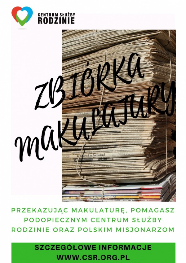 Zbiórka makulary - CSR - studnia