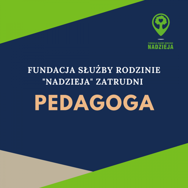 FSRN zatrudni PEDAGOGA