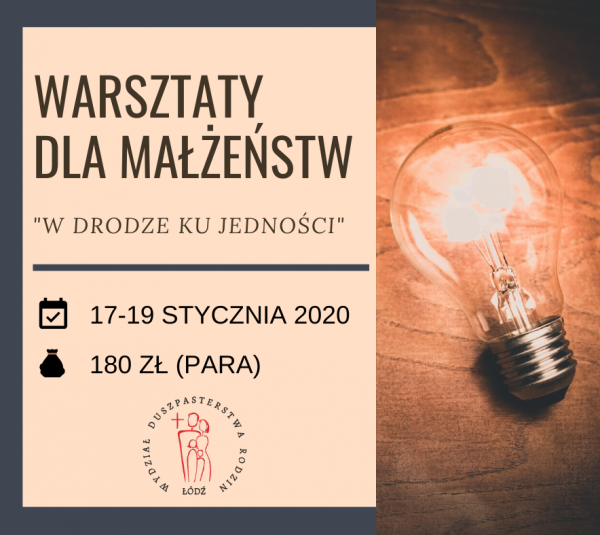 WARSZTATY DLA MAŁŻEŃSTW WARSZTATY DLA MAŁŻEŃSTW